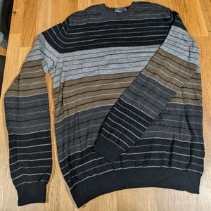 Vintage striped wool blend sweater